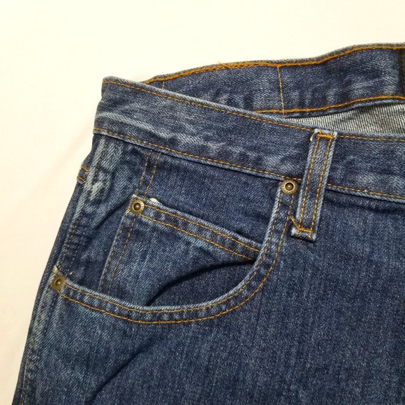 Redhead Men's‎ Jeans Blue Pockets Dark Wash Denim Classic Fit Size 34W X 36L - Picture 11 of 12